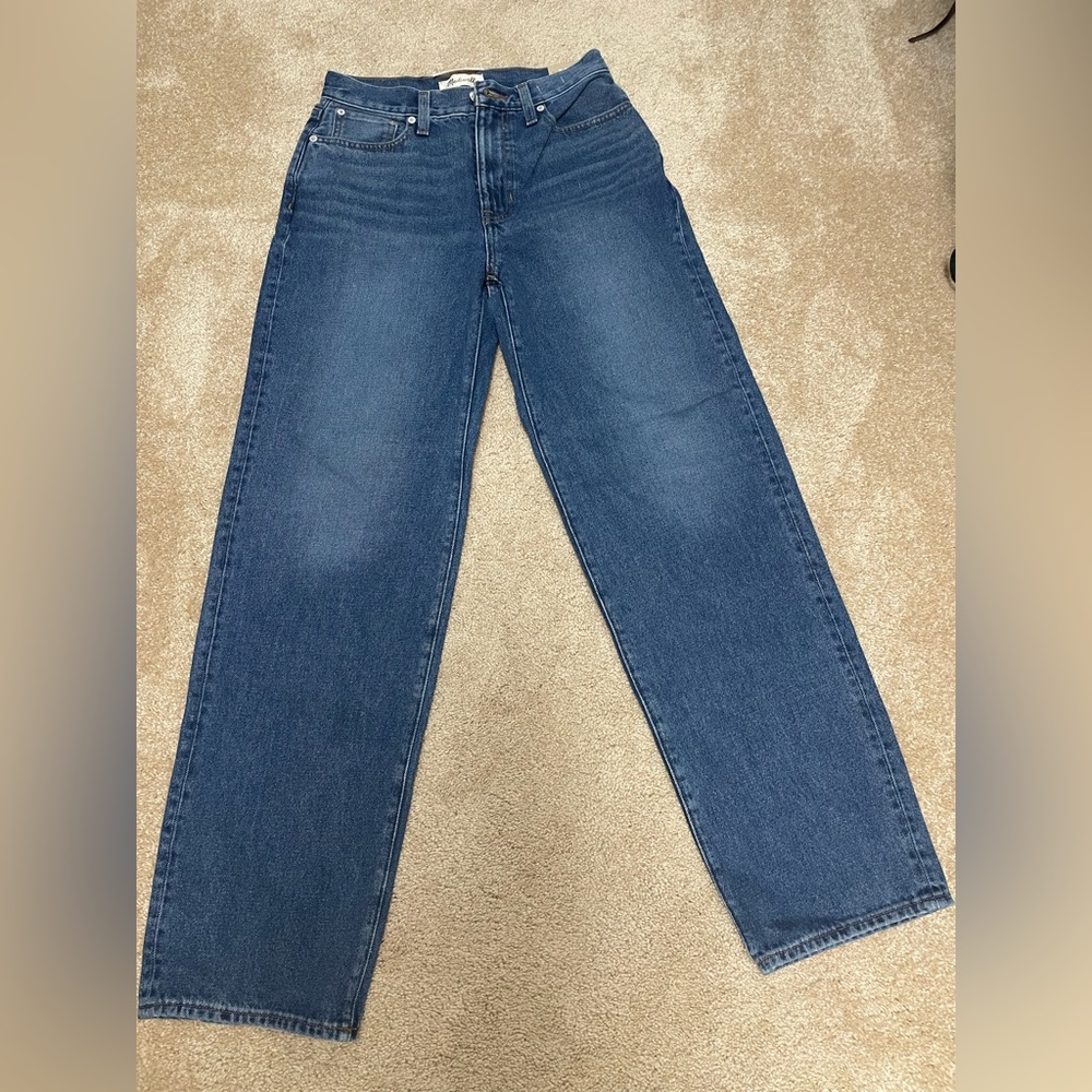Madewell baggy straight jean